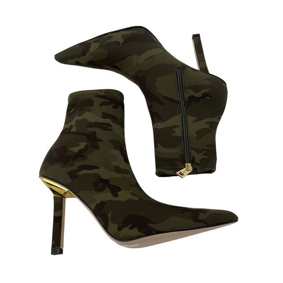 Good American High Kickstand Bootie Size 7 Camo Neoprene GA116N-X - Picture 4 of 8